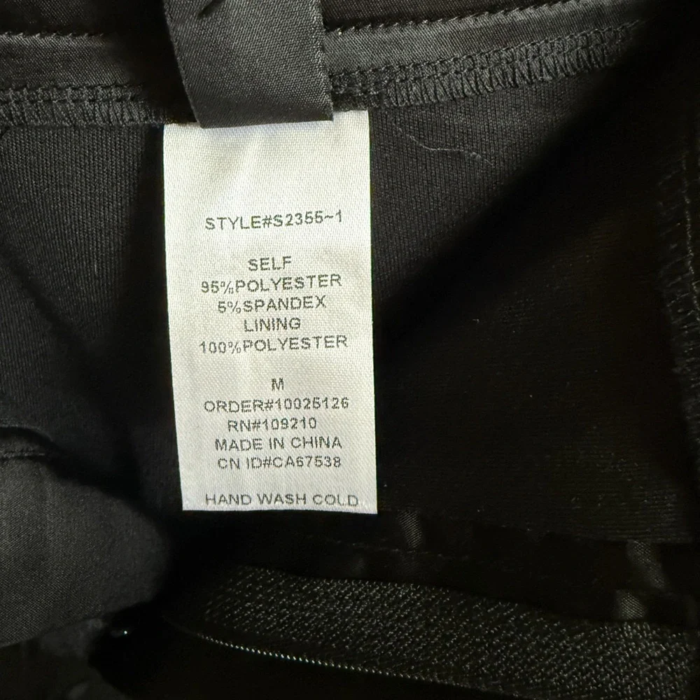 Windsor Black Satin Mini Skirt Cargo Utility Going Out Party Club Medium - Picture 6 of 9